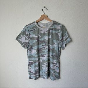 Thread & Supply Camo Linen Tee